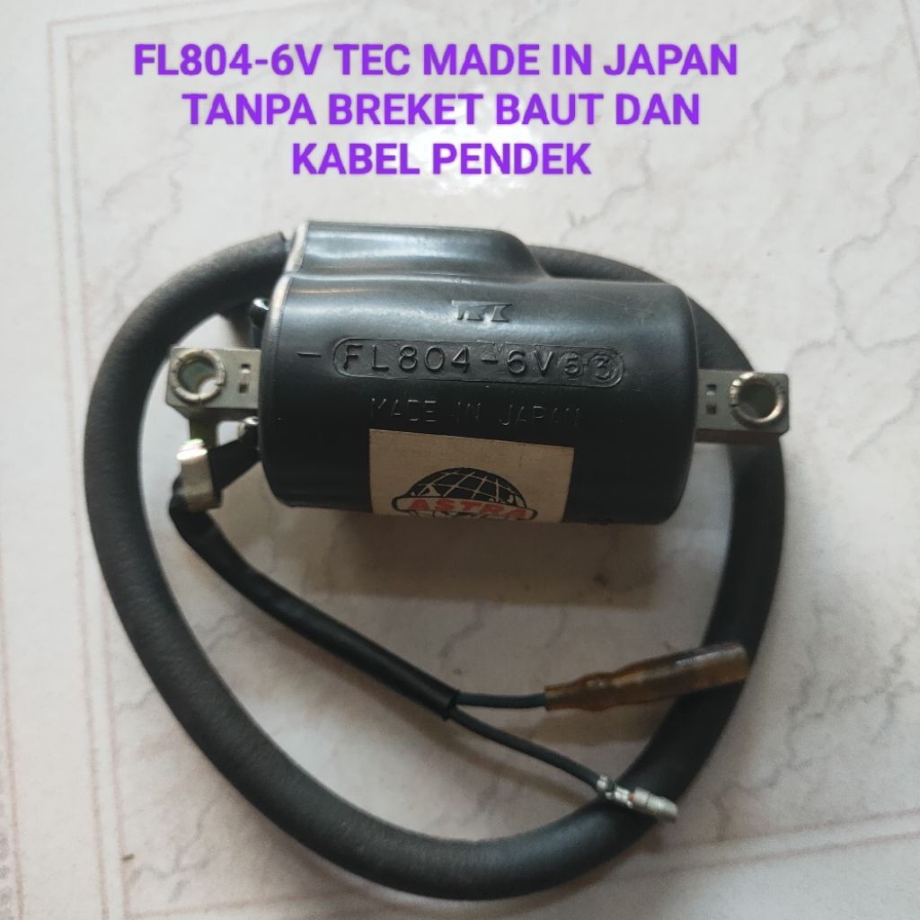 KOIL COIL CB CB100 CB125 S90 S90Z FL704-6V DAN COIL CB100K2 CB 100K2 FL804-6V VOLT TEC ORI ORIGINAL 