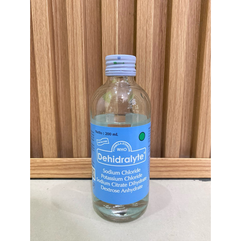 Dehidralyte Oral Solution 200ml Oralit Cair Siap Minum Diare Dehidrasi Anak Dewasa