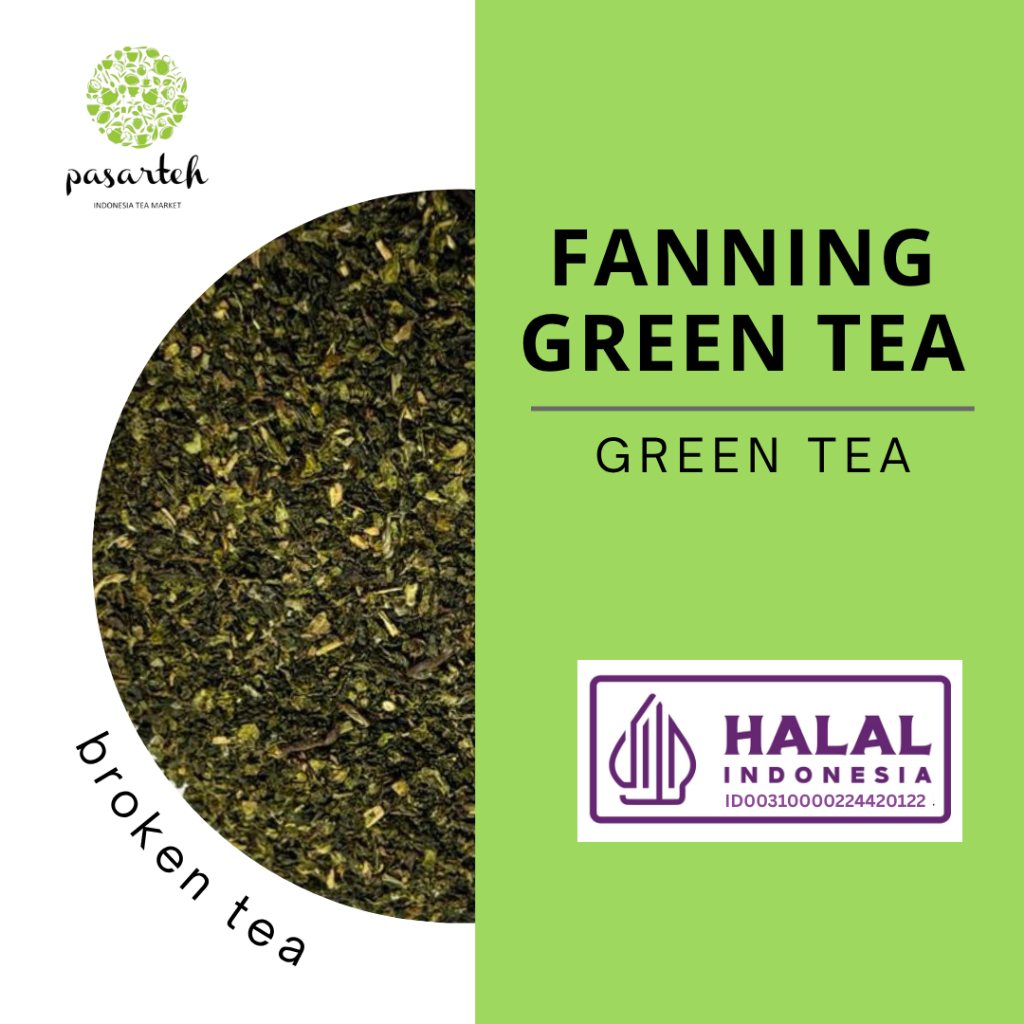 [ Pasar teh ] Green Tea Fanning I Teh Hijau I Indonesian Tea I Teh Indonesia I Es Teh