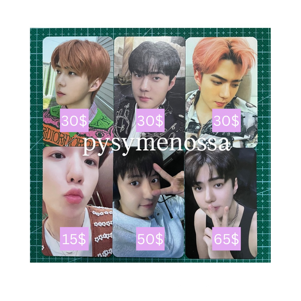 exo sehun chanyeol baekhyun official photocard kihno 1 billion views exhorizon benefit in jakarta re