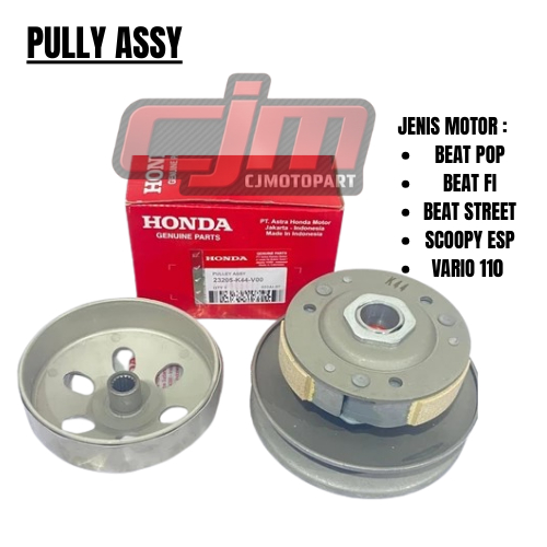 Pully Assy Beat Pop Vario 110 Beat FI K44