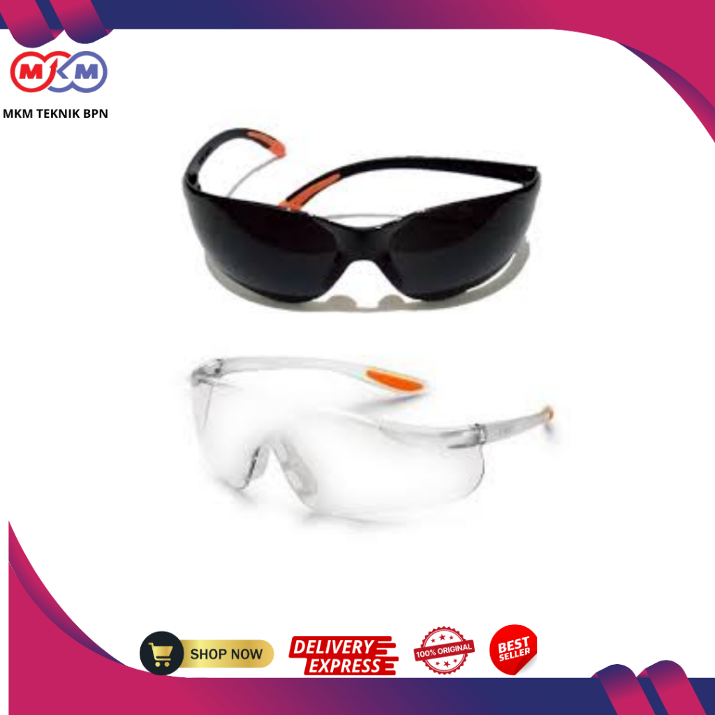VPRO KACAMATA SAFETY PUTIH & HITAM