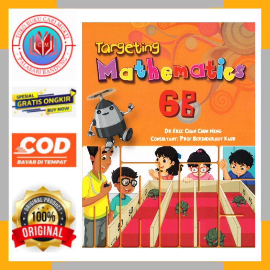 BUKU TARGETING MATHEMATICS 6B PUPIL''S BOOK AND WORKBOOK BUKU BEKAS ORIGINAL