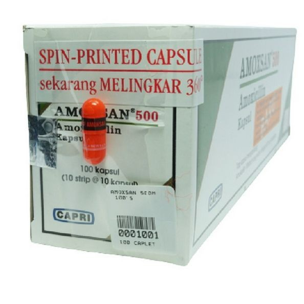 AMOXSAN 500 500 MG 1 STRIP @ 10 KAPSUL