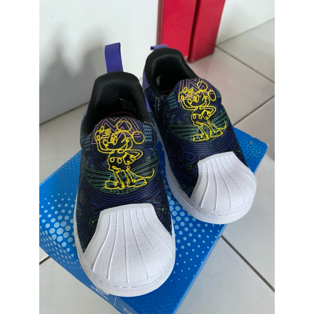 Adidas Superstar Mickey Second - Sepatu Adidas Anak Beks