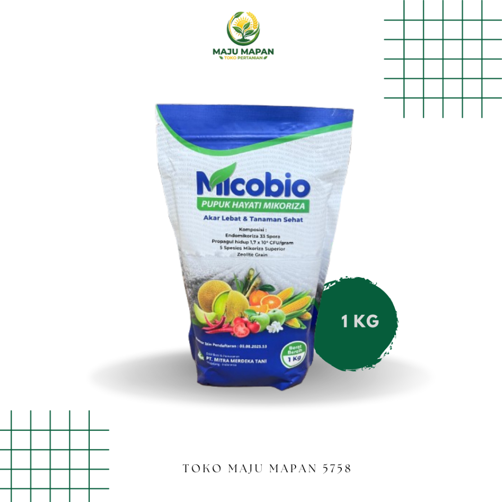 Mikoriza Micobio Pupuk Hayati Mikoriza Akar Lebat & Tanaman Sehat