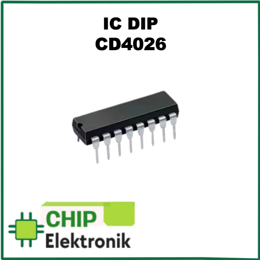 IC CD4026 CD 4026 BCD Counter 7 Segment Cathode