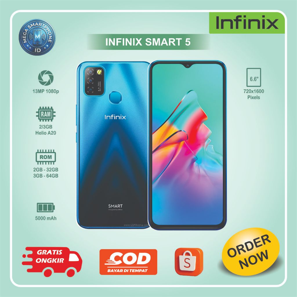 Infinix Smart 5 | HP second batangan