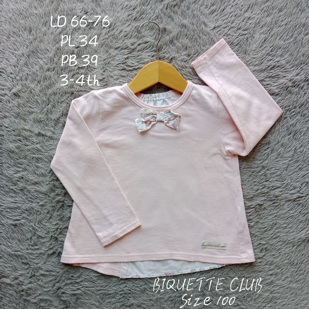 Atasan anak 3-4th BIQUETTE CLUB