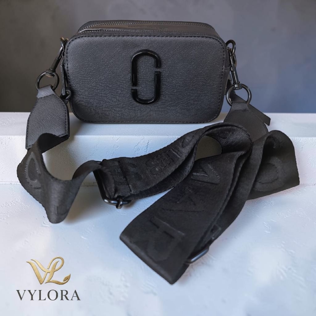 [READY STOCK] Tas Wanita MJ The Snapshot DTM Camera Bag - Full Black Premium