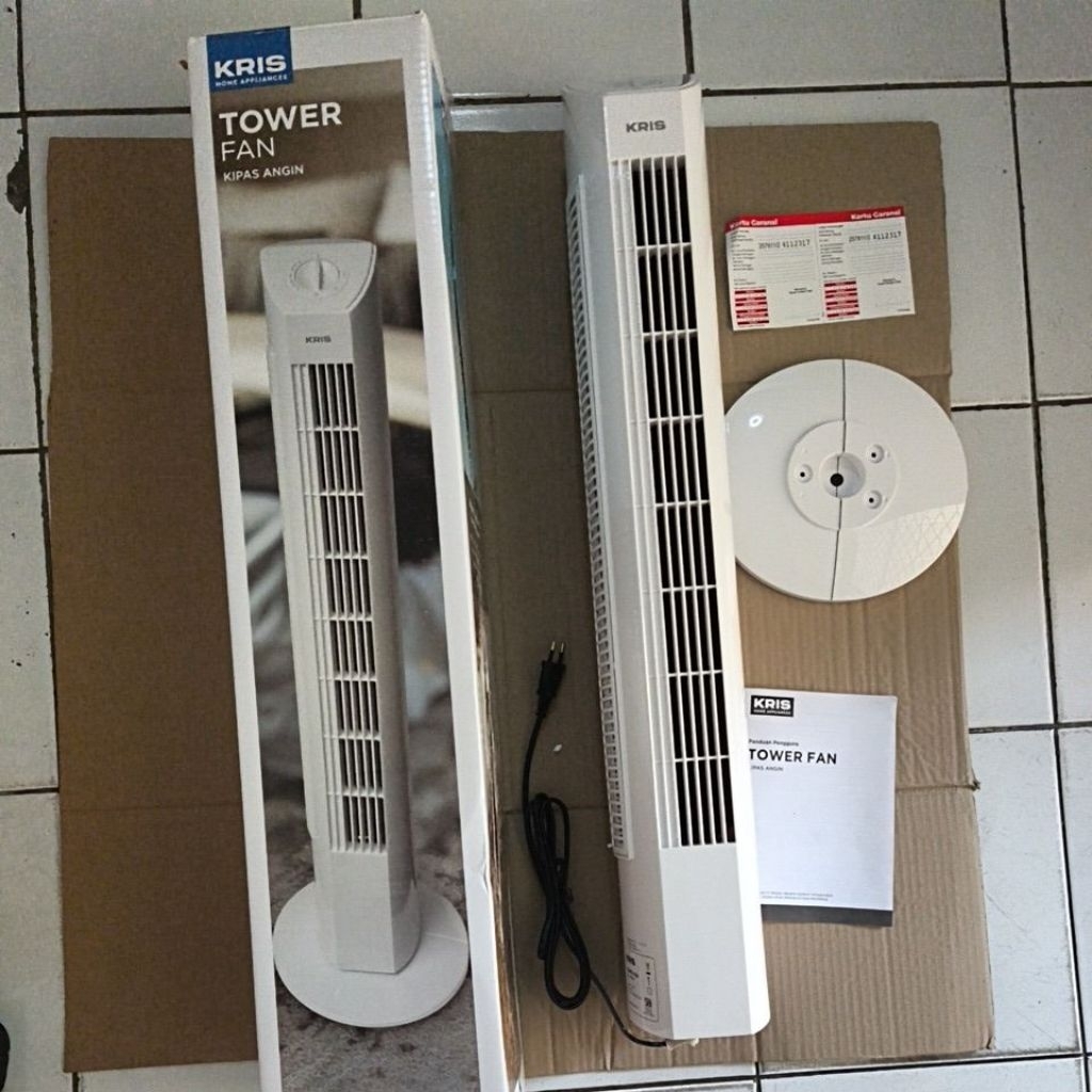 kris tower fan kipas angin 45watt