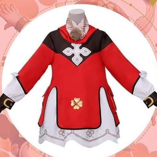 Mira- Cosplay Kostum Klee Genshin Impact Terbaru 