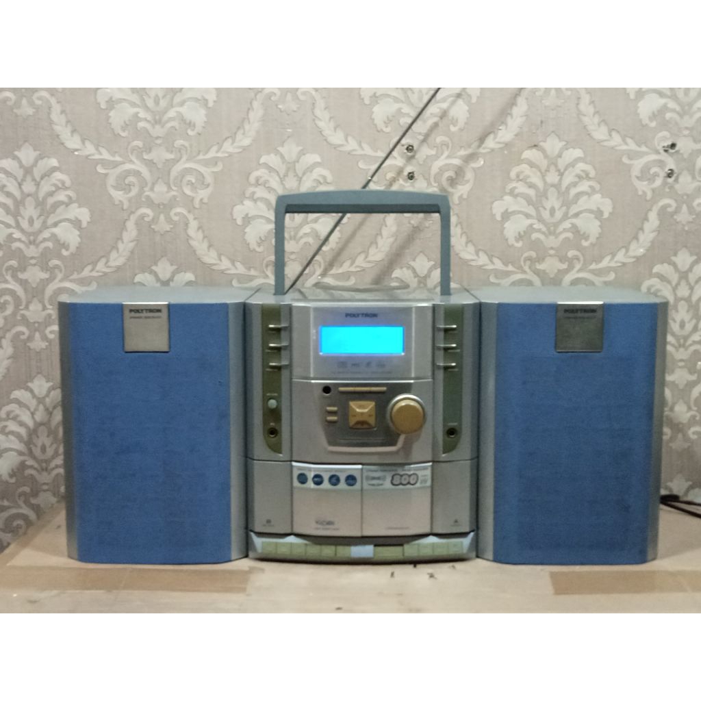 stereo CD Radio Kaset Recorder grand Vicidi Polytron