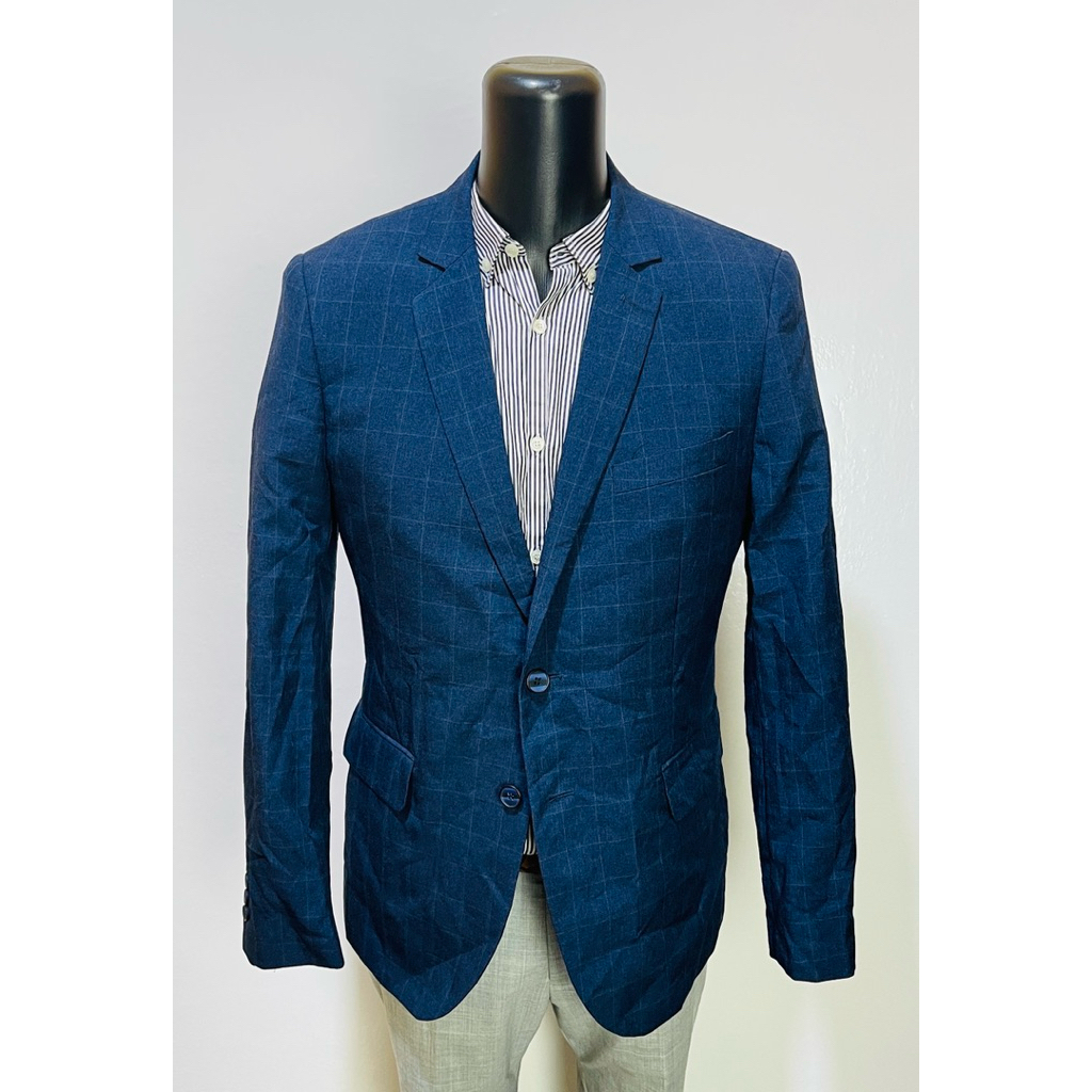 g2000 blazer biru  gelap jas casual m