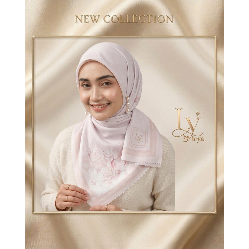 Latika Series by LY | Hijab Motif HIJAB VOAL MOTIF HIJAB SEGI EMPAT VOAL PREMIUM
