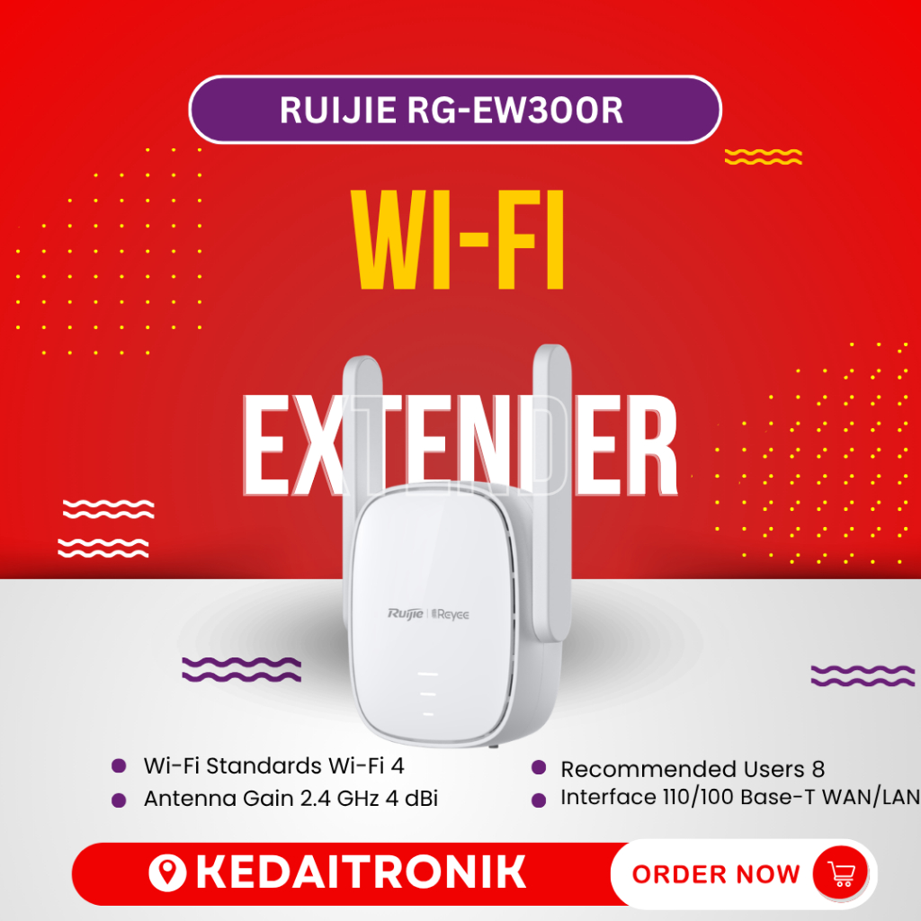 Ruijie  Reyee RG-EW300R 300M Wi-Fi Extender