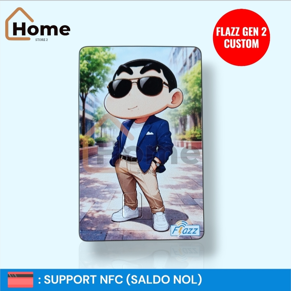 KARTU ETOLL FLAZZ BCA GEN 2 CUSTOM - SHINCHAN COOL