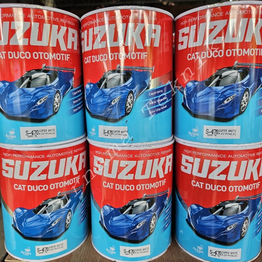 Cat SUZUKA Super White S-470 1 Kg Cat Duco Otomotif Super White SUZUKA 1 Kg
