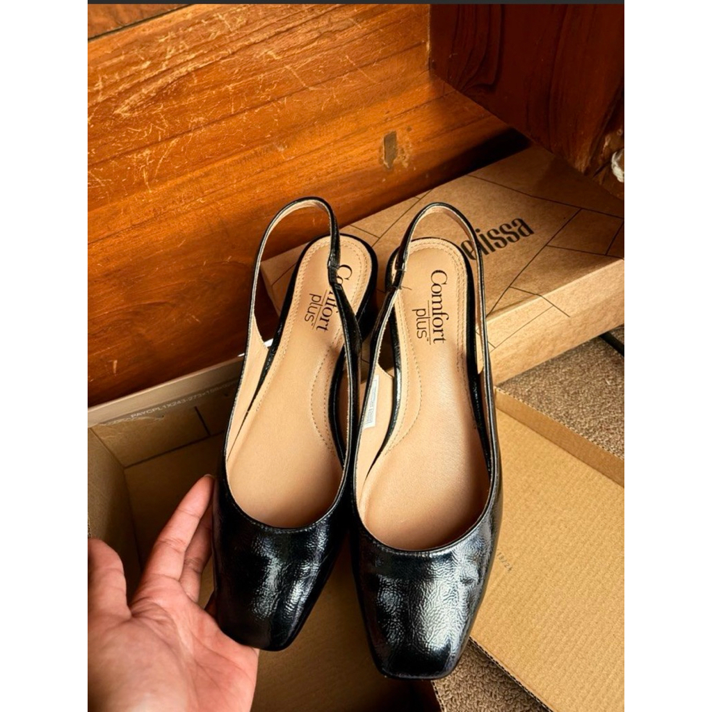 sepatu block heels comfort plus payless