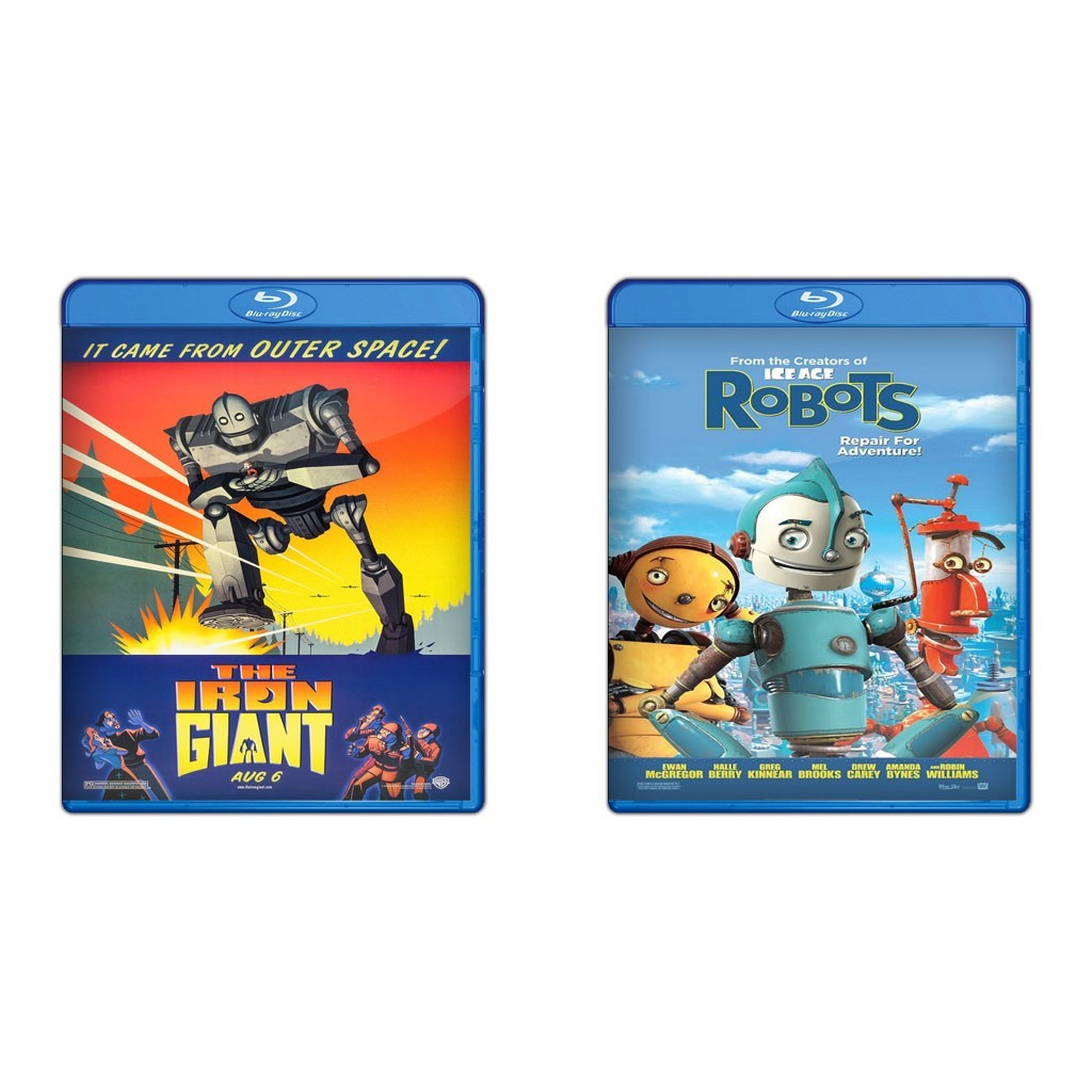 DVD The Iron Giant (1999) + DVD Robots (2005)