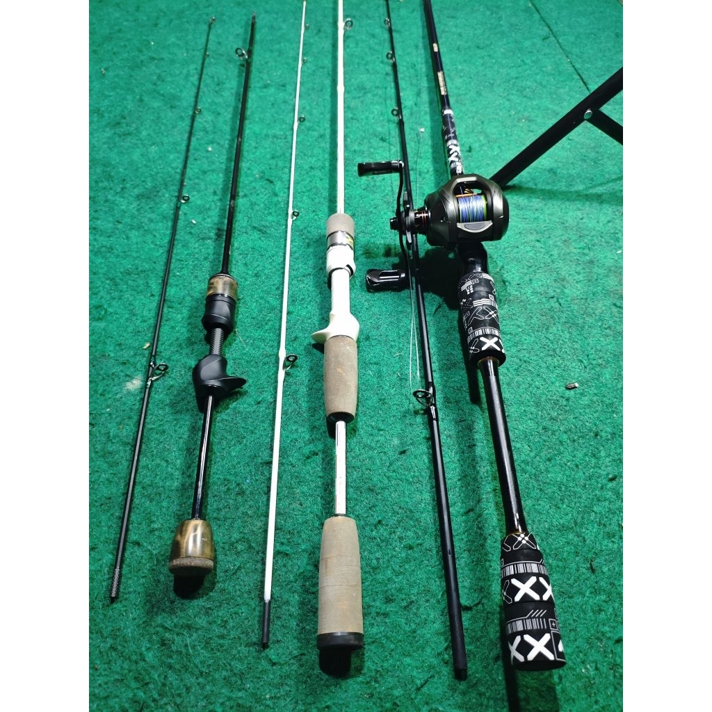 Alat pancing bekas BC gratis 2 joran