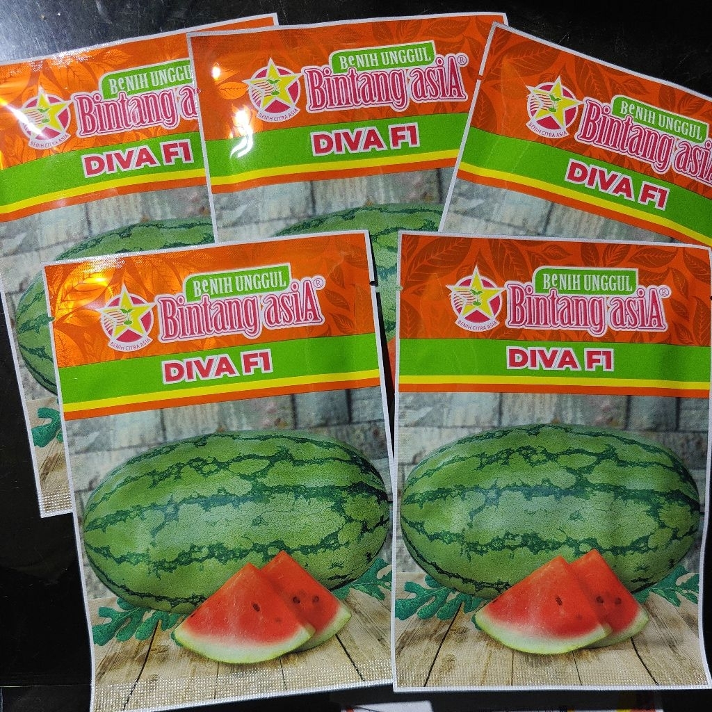 Bibit Semangka DIVA F1 (isi: 20 gram) Benih Unggul Bintang Asia