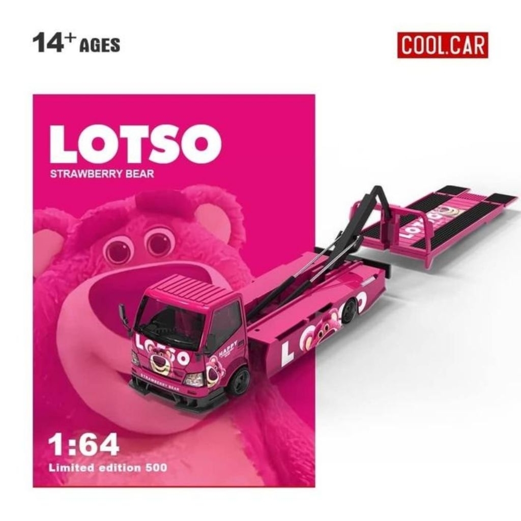 Cool Car Hino H300 Flatbed Transport trailer truck LOTSO