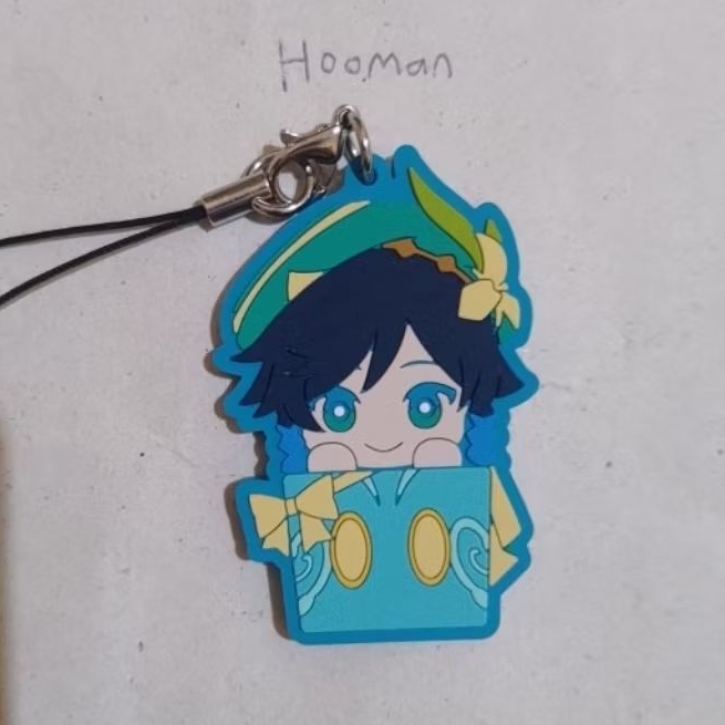 Genshin Impact Venti Rubber Keychain 2