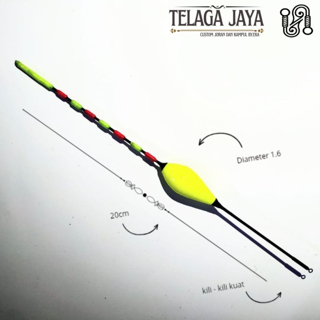 kampul pelampung pancing anti badai by.telaga jaya ZW