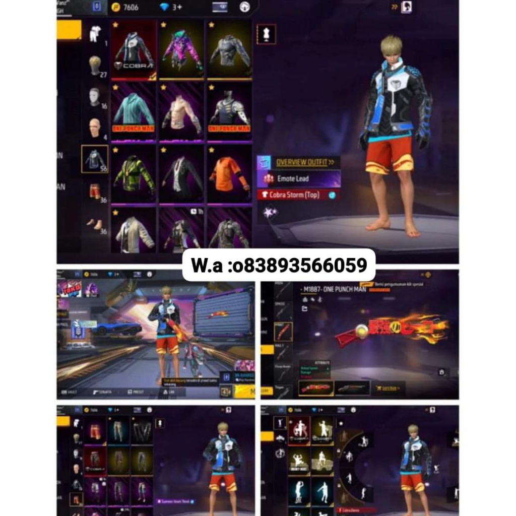 jual akun free fire terpercaya