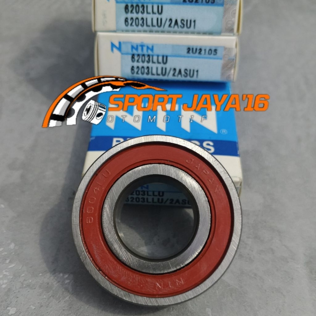 BEARING 6203 LLU NTN TUTUP KARET 6203LLU NTN