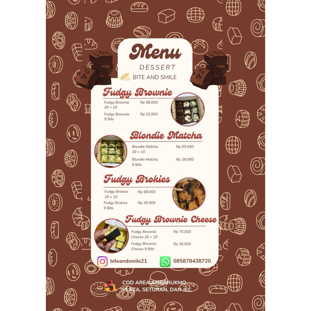 Fudgy brownie/blondie matcha/brokies/fudgy brownie cheese