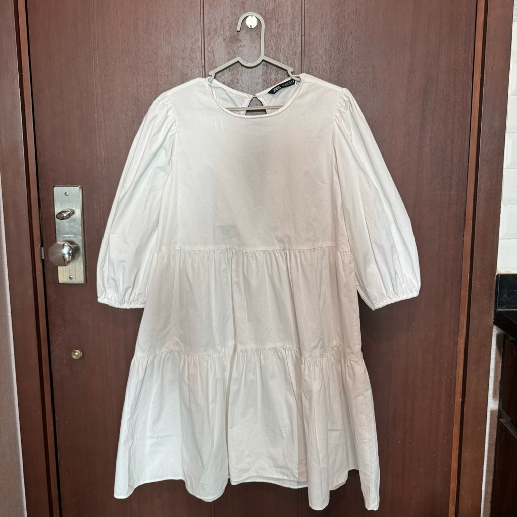 PRELOVED second zara dress oversized model balon