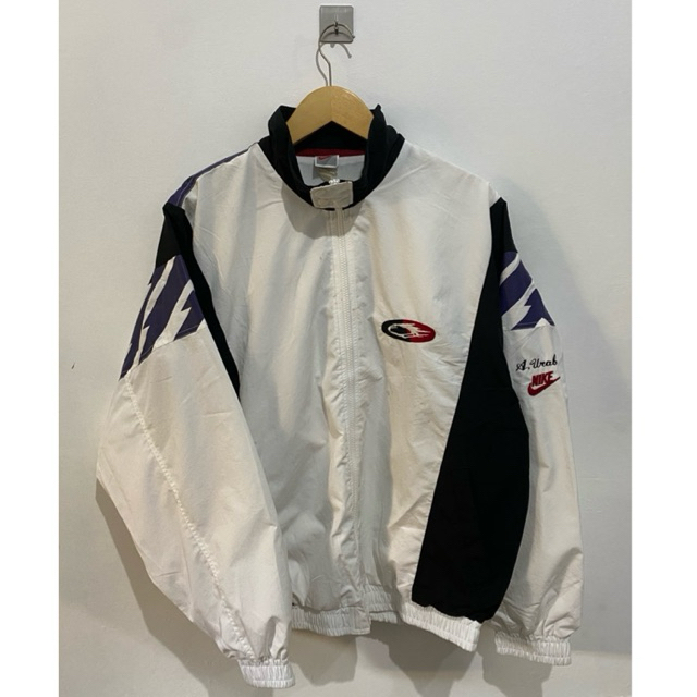 Vintage 1990’s Nike Agassi Challenge Court US Open 1993 Warm Up Jacket Tennis Jacket Sportwear Train