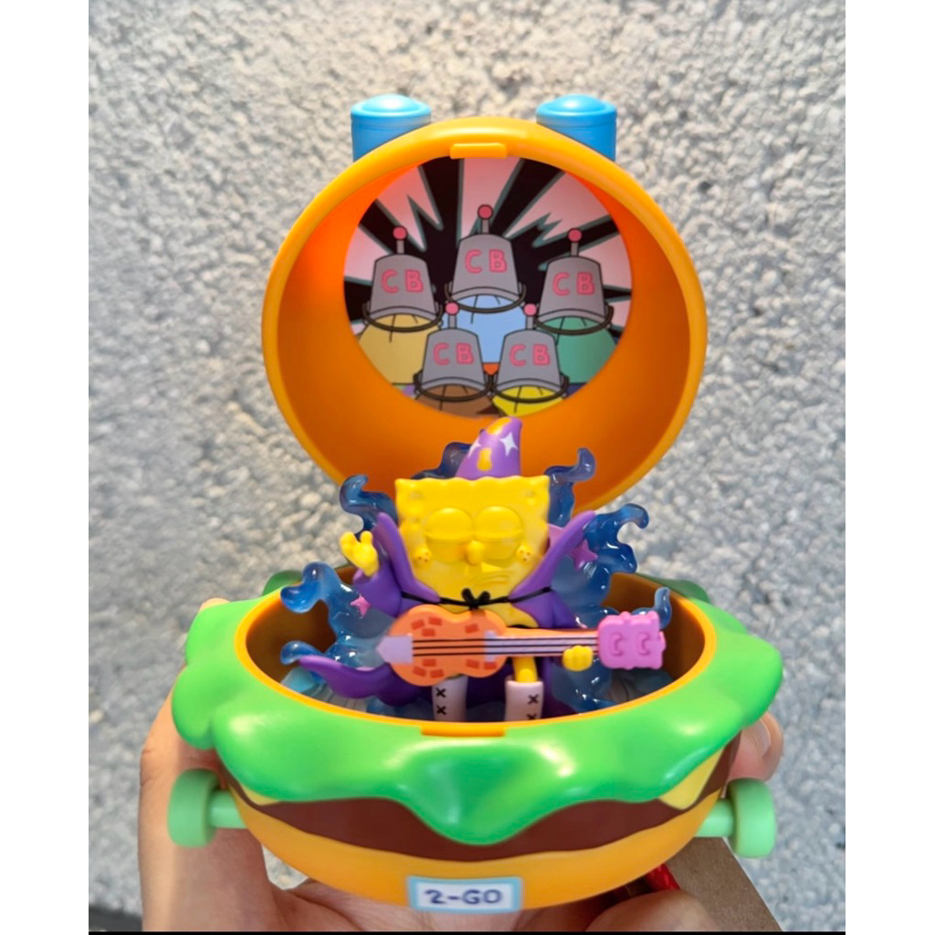 Krabby Patty Best Sellers - Patty Wagon Spongebob Rockstar Concert Popmart Original Toy Figurine SNI