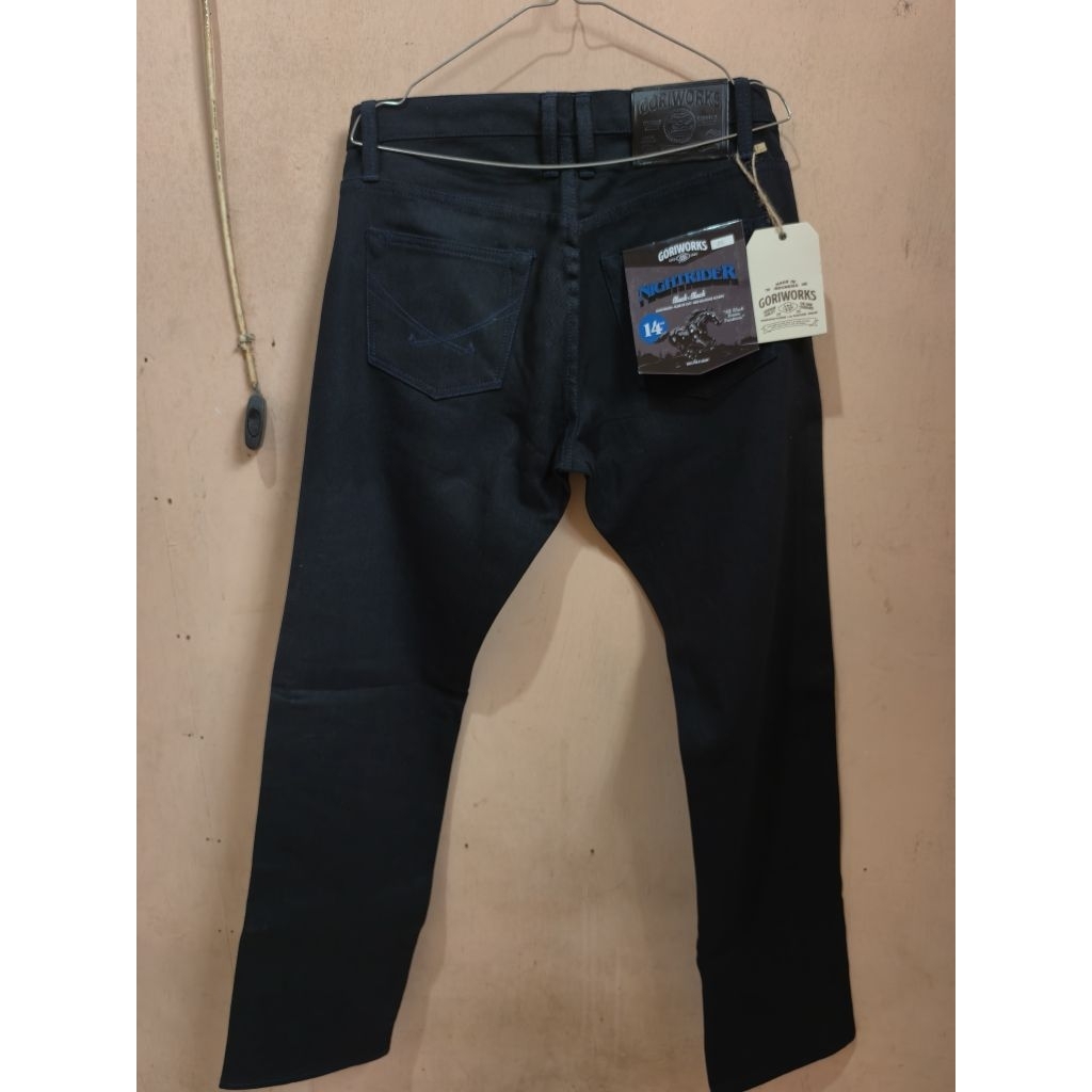 Gori Works Denim Night Rider Black Size 32