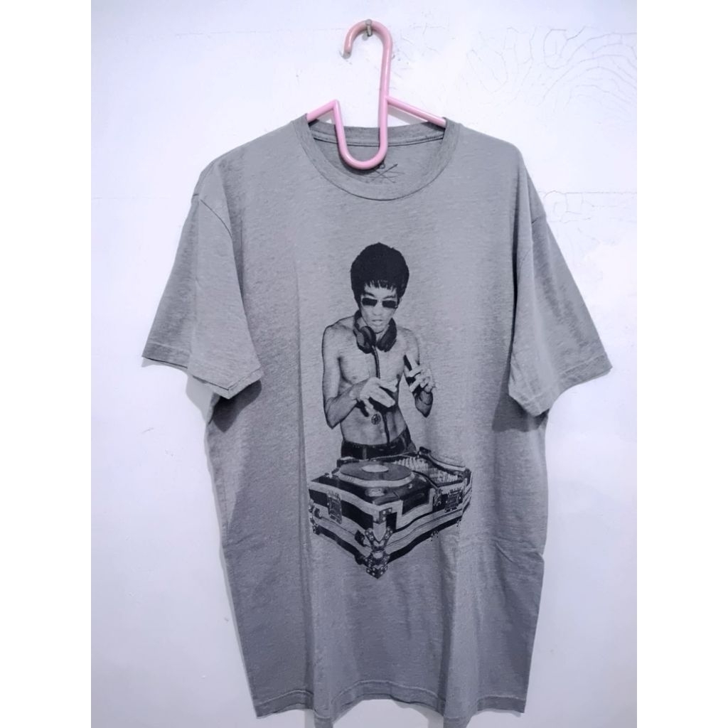 Kaos Bruce Lee DJ Vintage