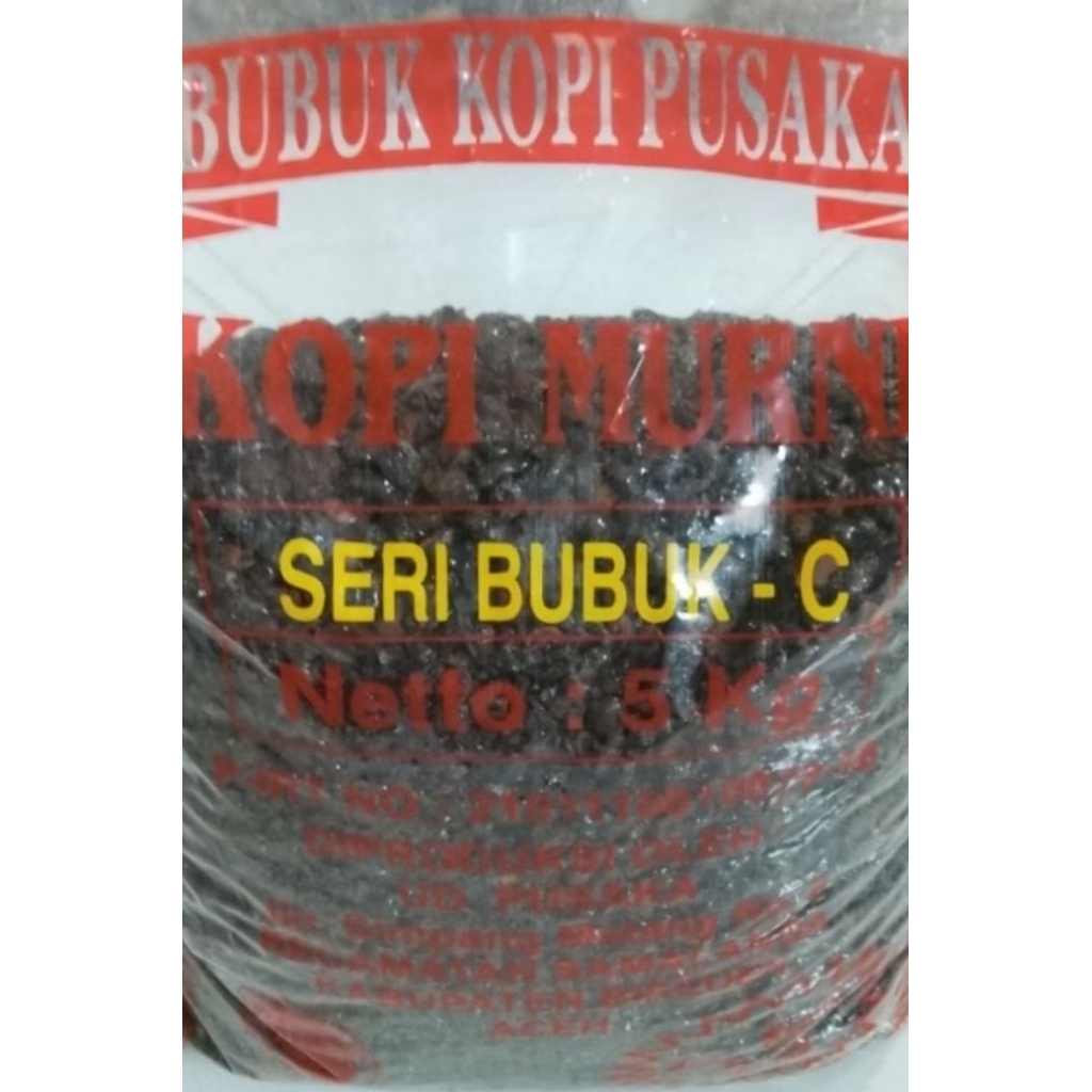 Kopi Kasar Aceh Merk Pusaka Seri C ( 1 Kg )