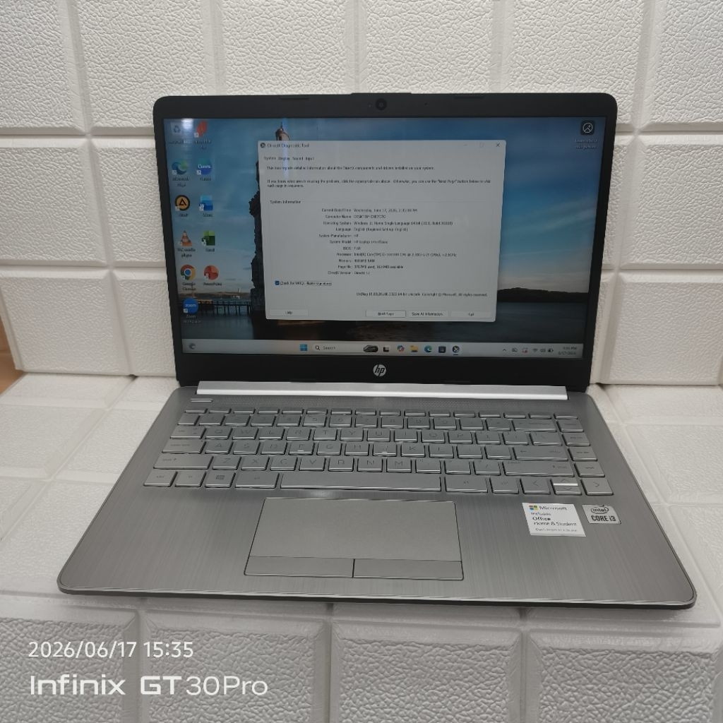 HP 14S CORE i3 10th 4gb/256gb
