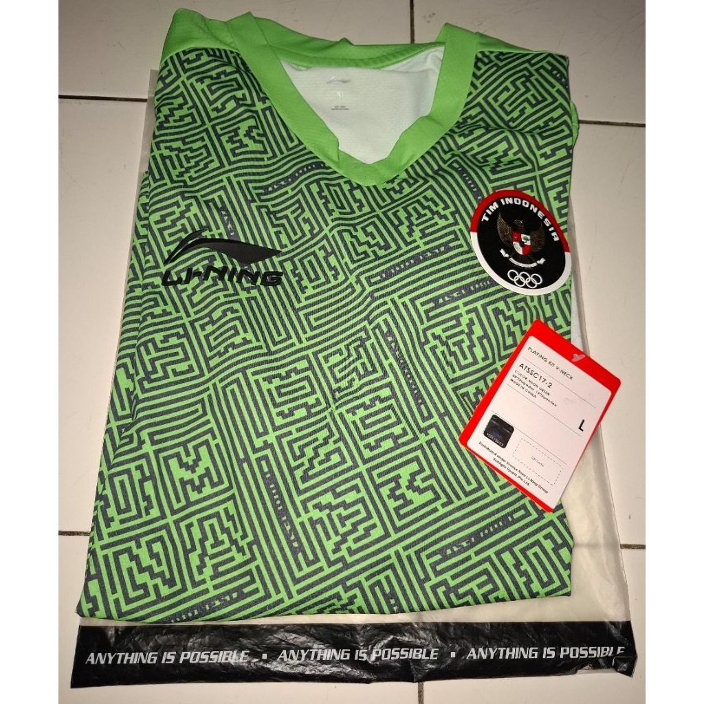 (LINING) Indonesia Jersey - Kiper - 2023 Original (L)