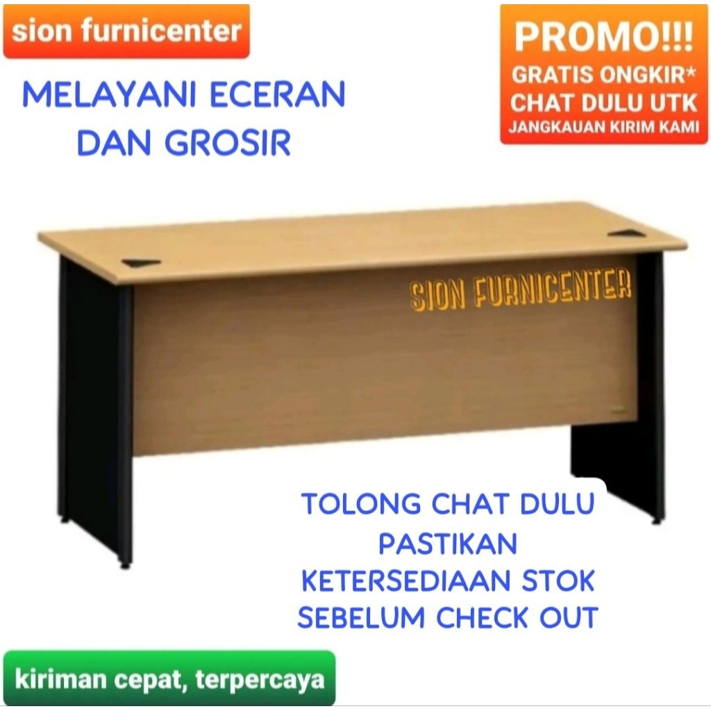 meja kantor 150 cm / meja kerja 150 cm / meja tulis 150 cm / 150cm / meja kantor ukuran 150cm / meja