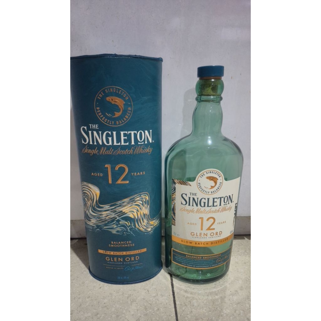 Botol bekas miras Singleton 12 YO Glen ord