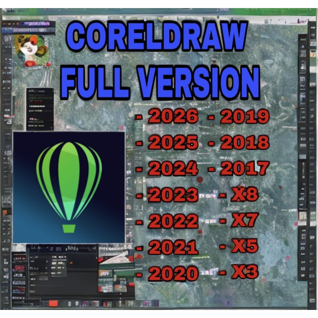 CorelDRAW 2026 - X7 Full Version Lifetime Permanen Windows & Mac Os | Tersedia Versi 2026 / 2025 / 2