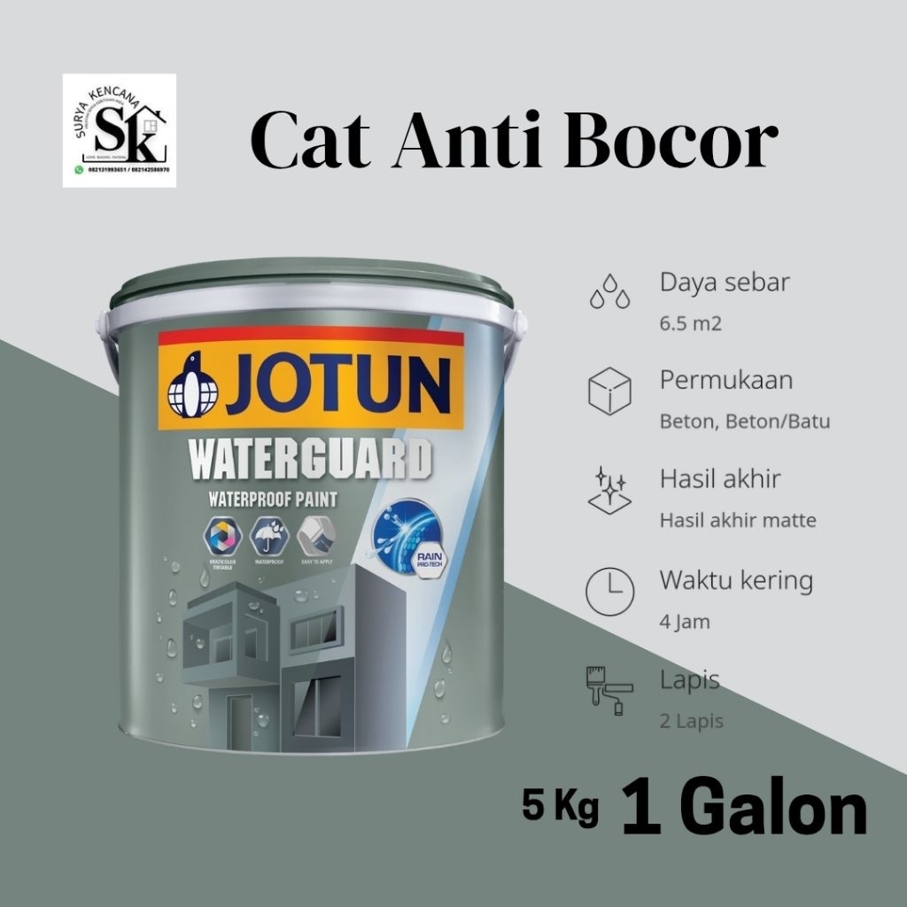 Jotun Waterguard / Waterproofing 1Galon