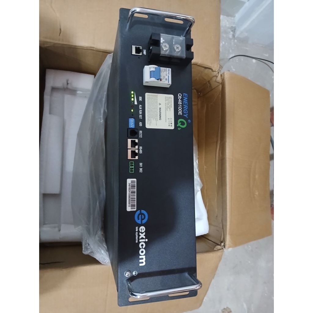 Battery lithium Exicom 100Ah 48V with display
