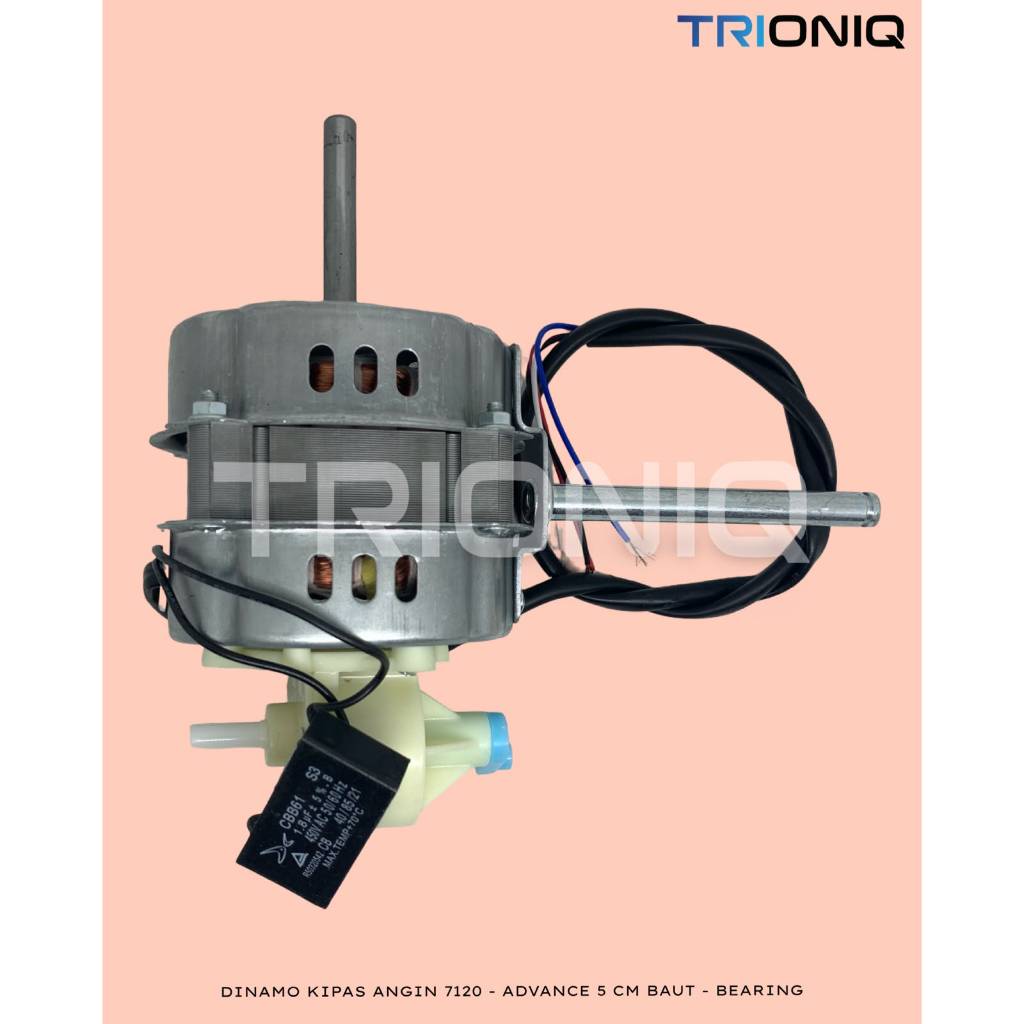 DINAMO KIPAS ANGIN ADVANCE 5 CM BAUT - DOUBLE BEARING