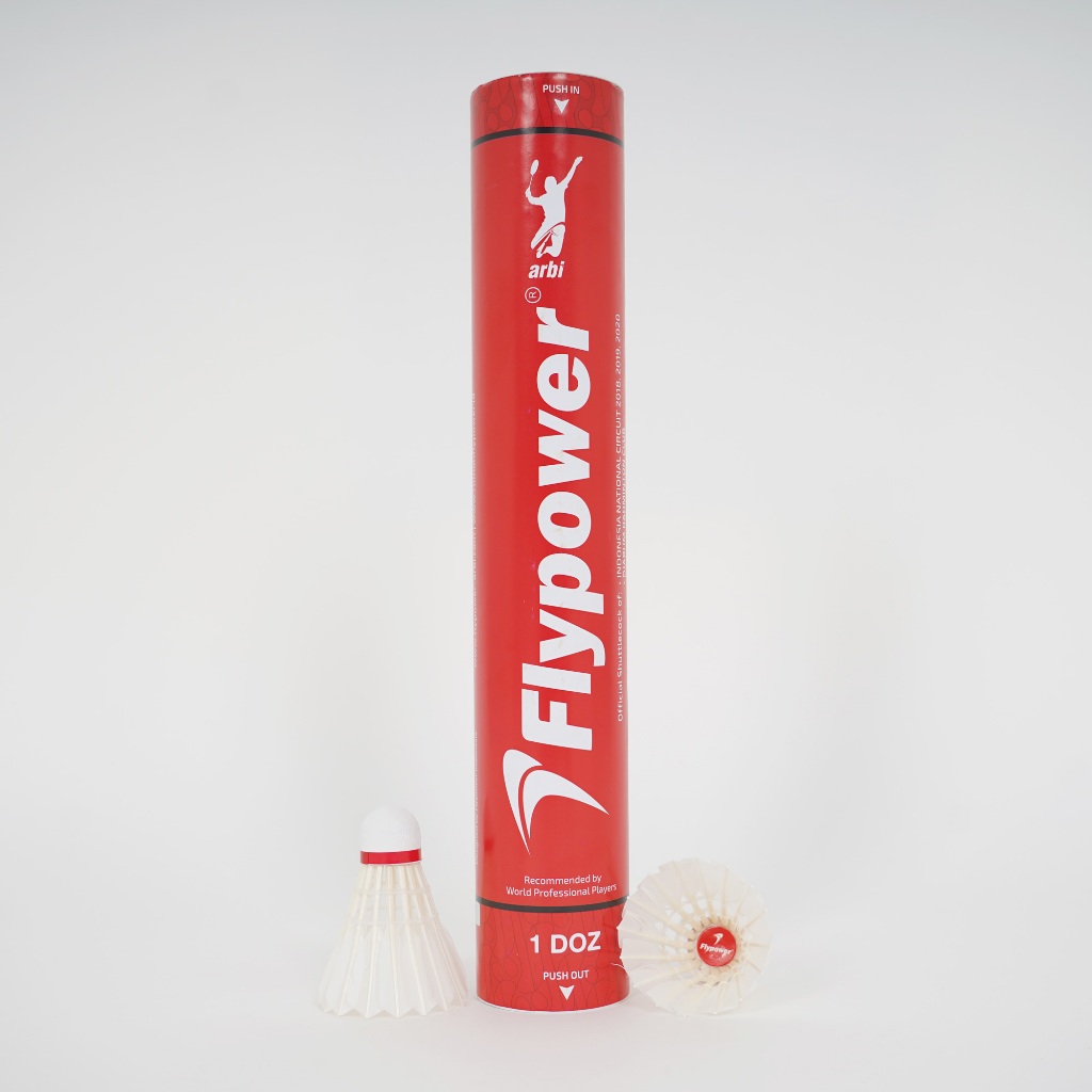 Flypower Red Shuttlecock Badminton | Kok Bulutangkis | Kok Badminton