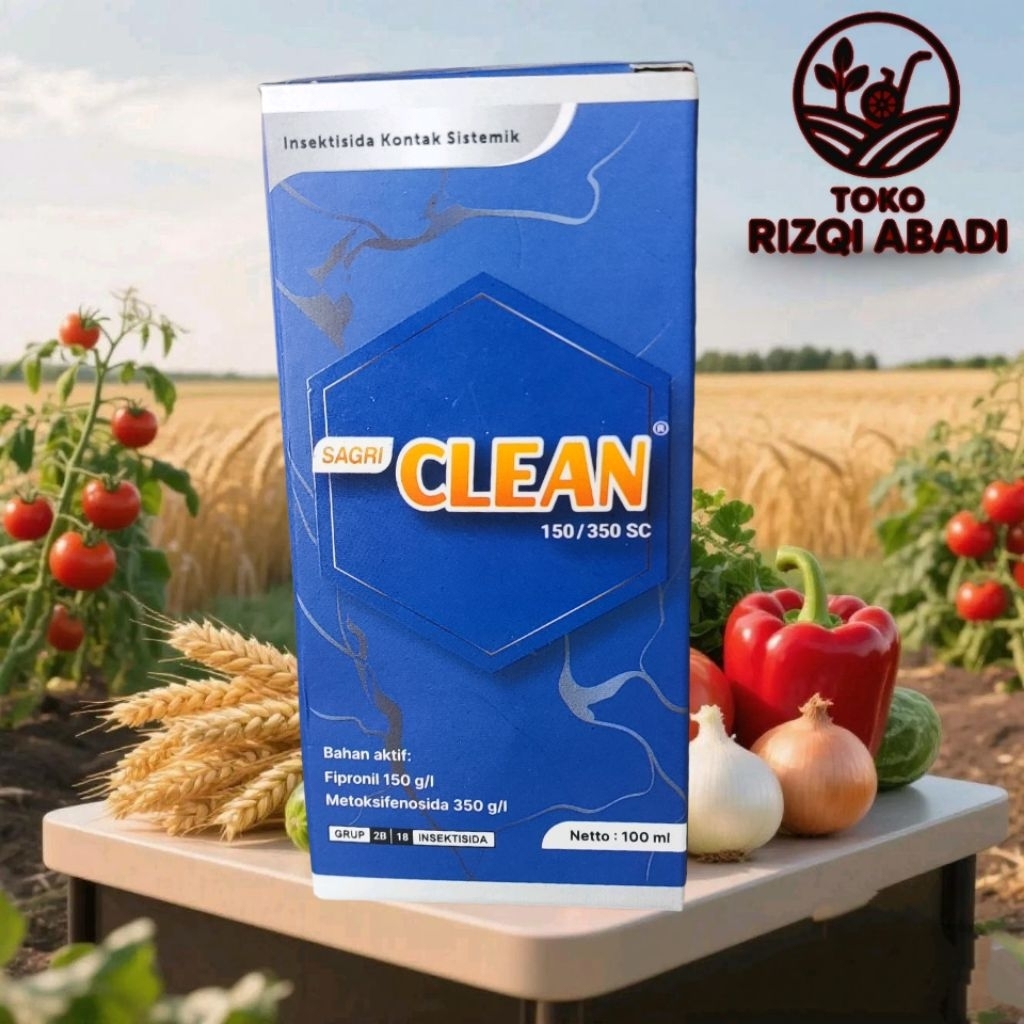 SAGRI CLEAN 150/350 SC Fipronil dan Metoksifenosida (Methoxyfenozide)