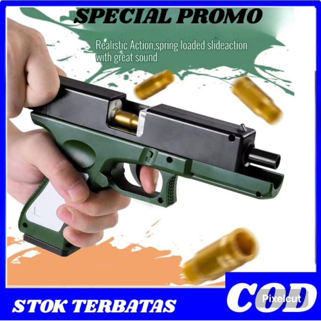 MAINAN PISTOL PISTOLAN TEMBAK TEMBAKAN  ANAK LAKI LAKI PELURU BUSA SNIPER NERF BULLET AWM MURAH/MAIN
