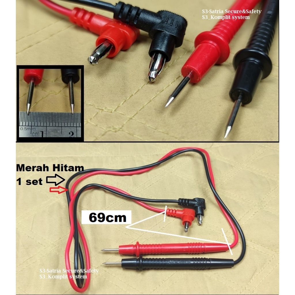 Kabel Multitester dt9205 dt830 dt830B dt266 830 Uni-T heles dekko zoyi aneng multi tester analog dig